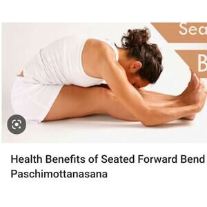 YOGA WOOD Sculpture Art Gift Seated Forward Bend Paschimottanasana Yogi